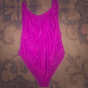 One piece bathing suit